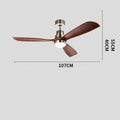 Modern Living Room Ceiling Fan Lamp - Zovoko