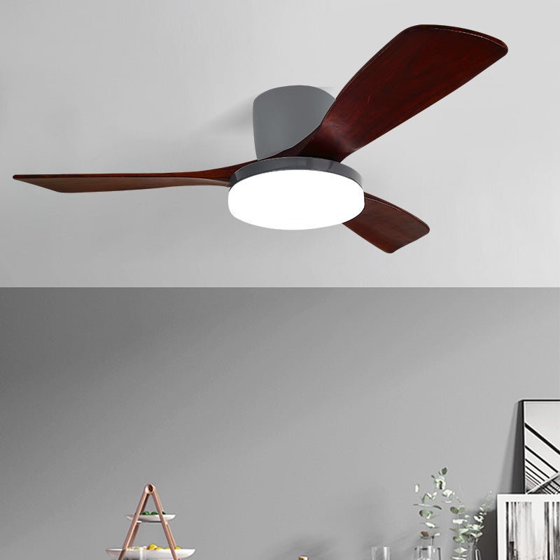 Nordic Wood Panel LED Ceiling Fan - Zovoko