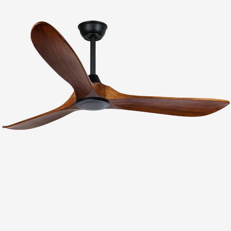 Premium Wood Leaf Fan With Light - Zovoko