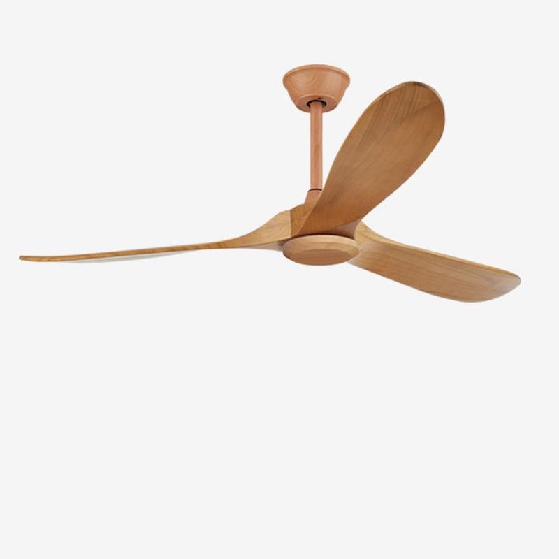 Premium Wood Leaf Fan With Light - Zovoko