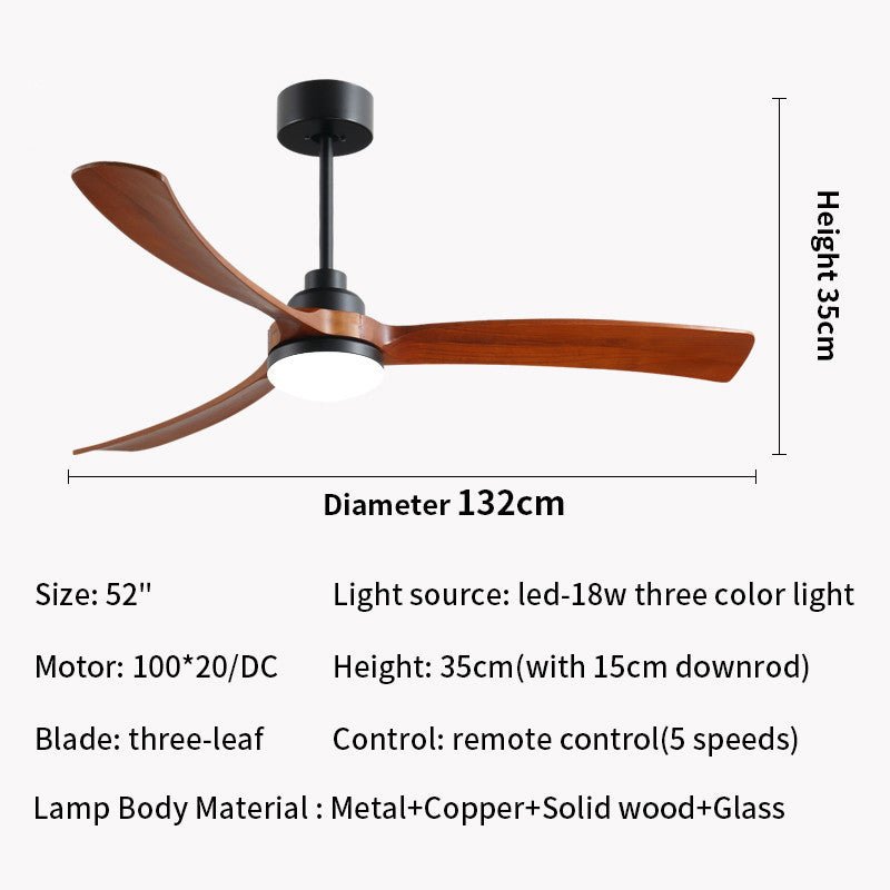 Room Ceiling Lamp Electric Fan - Zovoko